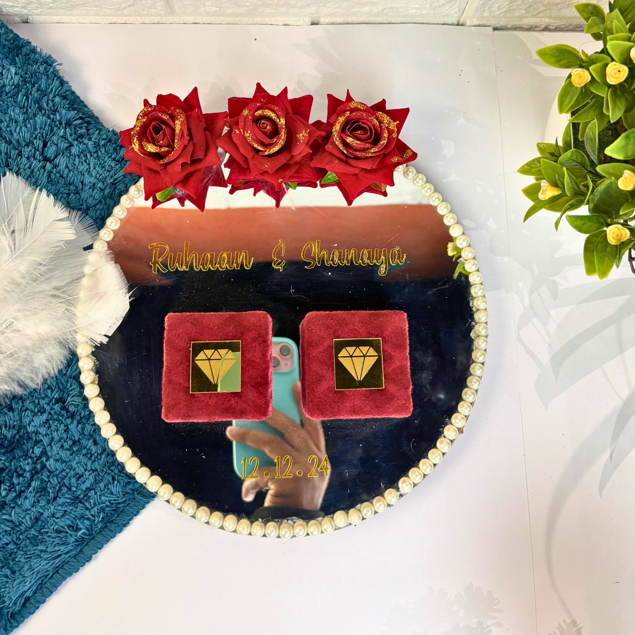 Customized Engagement Ring Platter