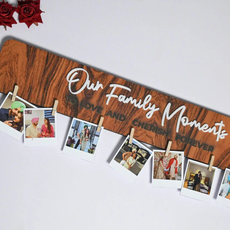Family Moment Board Light Brown,Brown