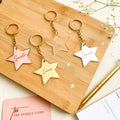 Personalized Keychain Star shape