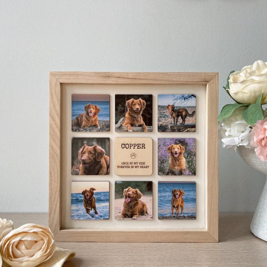 Personalized Pet Memorial  Wooden Frame