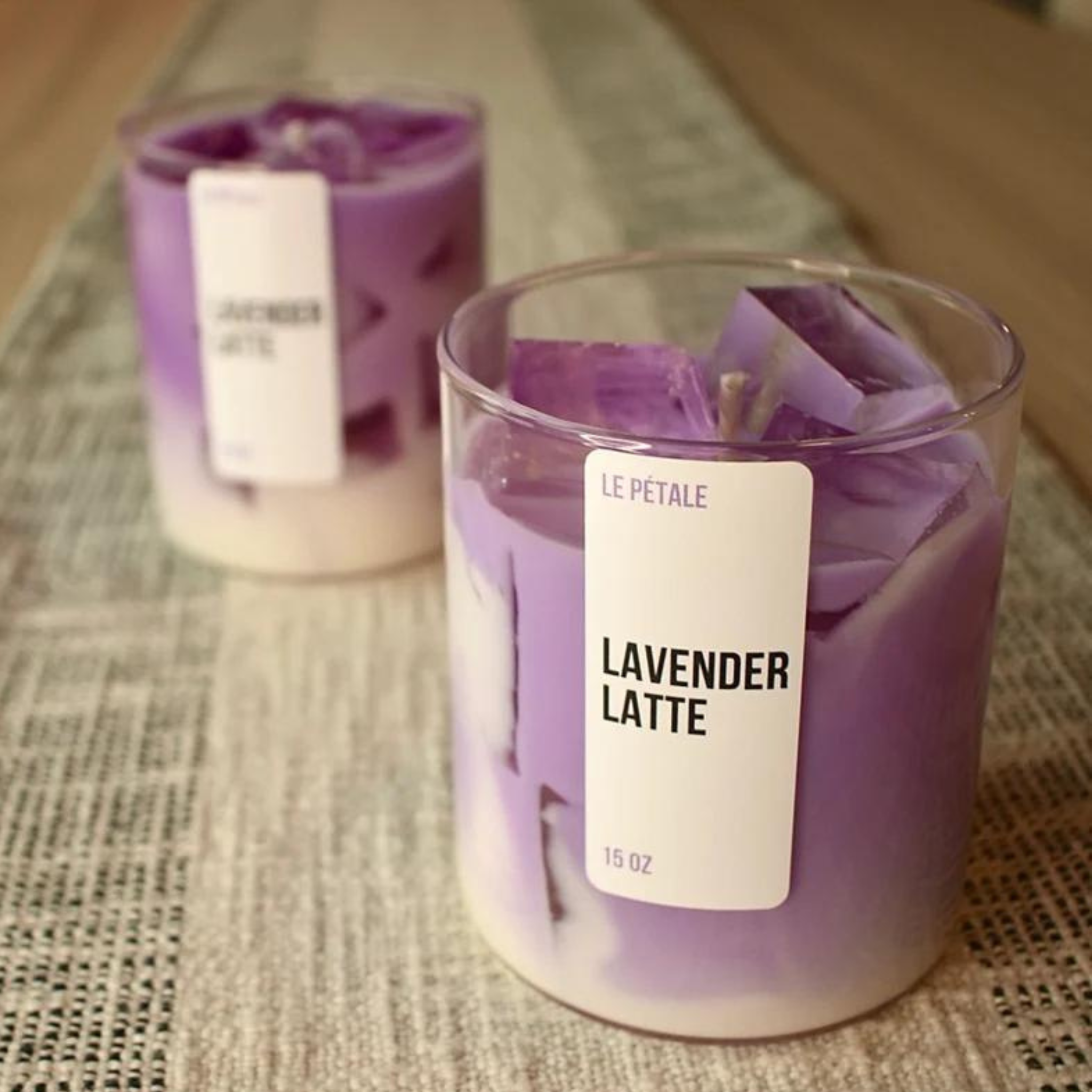 Lavender Latte Iced Candle