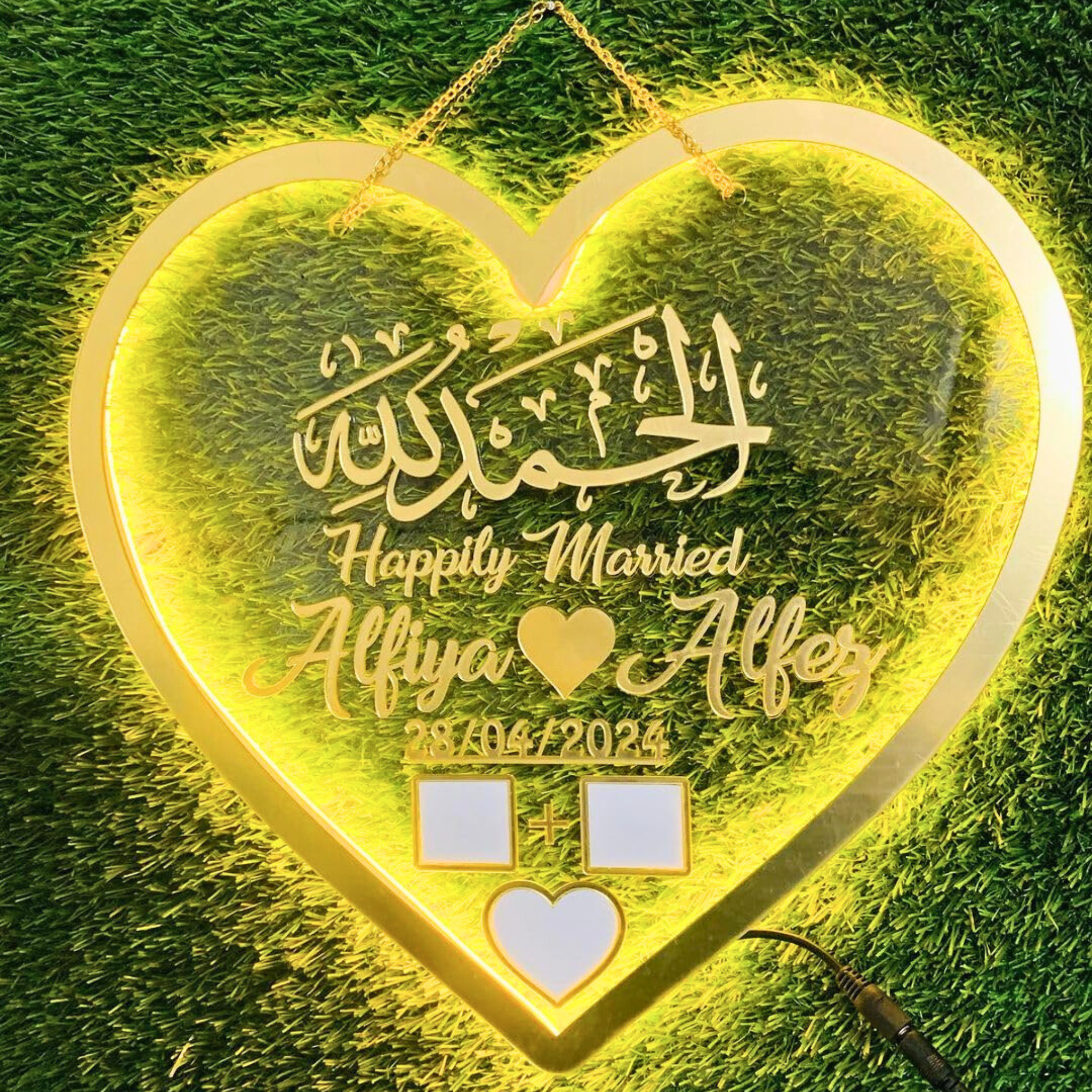 Neon Thumb Impression Gift